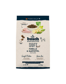 BOSCH HPC Soft Adult 2,5 kg pstrąg i ziemniak monobiałkowa karma dla psa