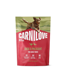 CARNILOVE Active Dog Duck and Pheasant Adult 1,5 kg kaczka i bażant, dla dorosłych psów