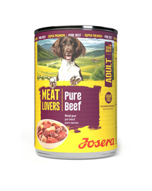 JOSERA Meat Lovers Pure Adult Beef 400 g wołowina, mokra karma dla psów