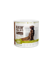 RAW PALEO Vital Pro Digestion Rabbit Medium Large 100g monoproteinowy przysmak funkcjonalny dla psów