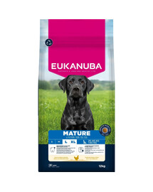 EUKANUBA Life Care Mature Large Chicken 12 kg świeży kurczak, dla starszych psów ras dużych