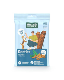 GREEN PETFOOD Denties with Insects 180 g hipoalergiczny gryzak z białkiem owadów dla psów