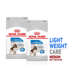 ROYAL CANIN CCN Medium Light Weight Care 2x12 kg karma sucha dla psów dorosłych, ras średnich z tendencją do nadwagi