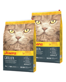 JOSERA Cat Catelux przeciwdziała powstawaniu kul włosowych 20 kg (2 x 10 kg)