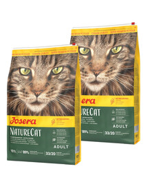 JOSERA Nature Cat karma bezzbożowa dla kota 20 kg (2 x 10 kg)