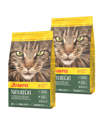 JOSERA NatureCat bezzbożowa 2x2 kg