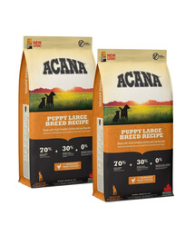 ACANA Puppy large breed dog 2x17 kg