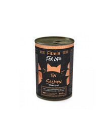 FITMIN For Life Cat Łosoś w Sosie – Mokra Karma dla Kotów Sterylizowanych 400 g