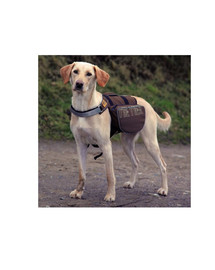 TRIXIE Ruksak na záda pro psa „on the trek”  M - L 27 x 16 cm hnědo-nebesky modré