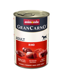 Animonda Grancarno Adult 400 g suaugusių šunų konservai su jautiena