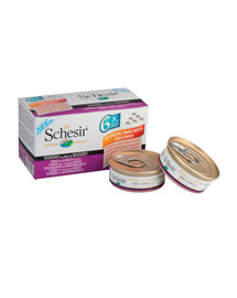 Schesir Tuncis ar liellopa gaļas fileju 50 g X 6