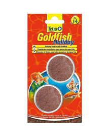 Tetra Goldfish Holiday 2 X 12 g maistas atostogoms