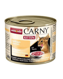 Animonda Carny Kitten konservai paukštienos kokteilis 200 g