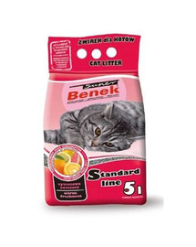 Benek Super pakaiši kaķiem ar citrusaugļu aromātu 5 l