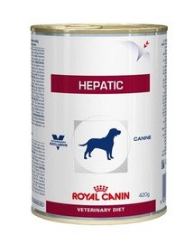 Royal Canin Dog Hepatic Pilnvērtīga konservēta diētiska barība suņu uzturterapijai, aknu funkcijas uzturēšanai 6 x 420 г