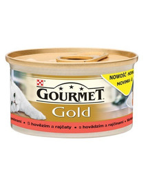 GOURMET Gold Savoury Cake su jautiena ir pomidorais 85 g