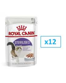 ROYAL CANIN Sterilised pastēte 12 x 85 g