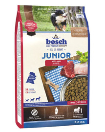 Bosch Junior Lamb&Rice ar jēra gaļu un rīsiem 3 kg