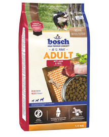Bosch Adult Lamb&Rice ar jēra gaļu un rīsiem 1 kg