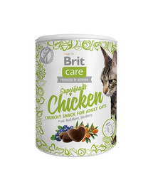 BRIT Care Superfruits kaķu našķi ar vistas gaļu 100g
