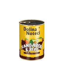 DOLINA NOTECI Premium SuperFood konservai su kengūriena ir jautiena 6 x 400 g