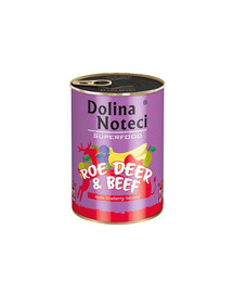 DOLINA NOTECI Premium SuperFood su elniena ir jautiena 6 x 400 g