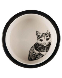 Trixie keramikas trauks Zentangle 300 ml, 12 cm