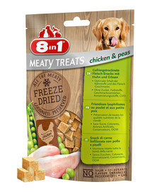8IN1 Meaty Treats kārumi ar vistu un zirnīšiem, 50 g