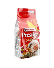 Versele-Laga Prestige Snack Canaries 125 g - kārumi ar cepumiem un augļiem kanārijputniņiem