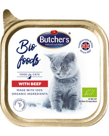 BUTCHER'S BIO foods liellopu gaļa kastītē 85 g