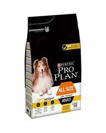 PURINA PRO PLAN visu lielumu pieaugušiem suņiem viegla/sterilizētiem dzīvniekiem, svara uzraudzībai, ar vistu 3 kg