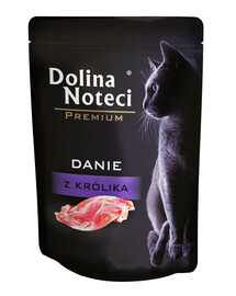 DOLINA NOTECI Premium Danie z królika dla kotów dorosłych 85 g