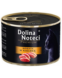 DOLINA NOTECI Premium Rich ar pīli, pieaugušiem kaķiem 185 g