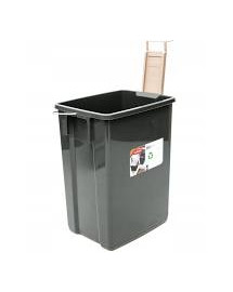 CURVER 10l biologinių žaliųjų atliekų konteineris juodas