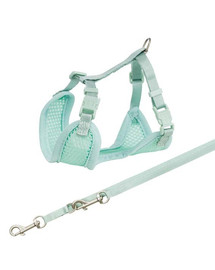 TRIXIE Junior Šuniuko petnešos su pavadėliu 26–34 cm/10 mm, 2.00 m, mėtų spalvos