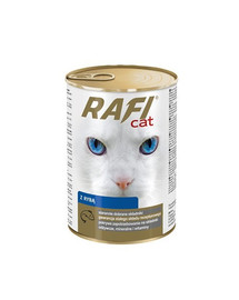 DOLINA NOTECI Rafi Pieaugušo kaķu barība ar zivīm 415 g