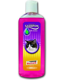BENEK Kopjošs šampūns kaķiem ar alveju 200 ml