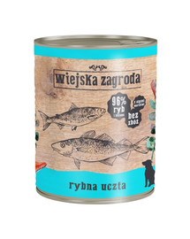 WIEJSKA ZAGRODA Zivju svētki 800 g barība bez graudiem