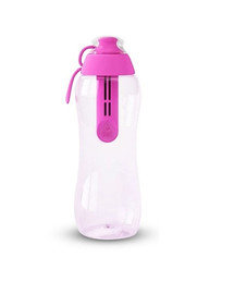 DAFI Pudele ar ūdens filtru 0,3 l flamingo krāsā, ar filtru