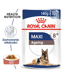 ROYAL CANIN Maxi Ageing 8+ konservi 140 g x 10 gab.