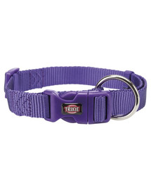 TRIXIE Kakla siksna Premium, S: 25–40 cm/15 mm, violetā krāsā