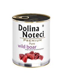 DOLINA NOTECI Premium Pure wild boar 800 g ar mežacūkām