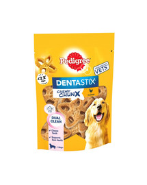 PEDIGREE DentaStix Chewy Chunx Vistas garša 68 g zobārstniecības našķi lieliem suņiem