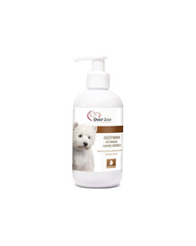 OVER ZOO Suņu kondicionieris baltai spalvai 250 ml