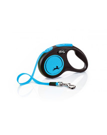 FLEXI New Neon S Tape 5 m blue automātiskā pavadiņa