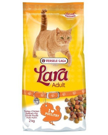 VERSELE-LAGA Lara adult turkey & chicken kačių maistas su kalakutiena ir vištiena 20 kg (2 x 10 kg)