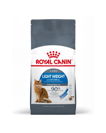 ROYAL CANIN Light Weight Care 16 kg (2 x 8 kg) sausā barība pieaugušiem kaķiem, lai uzturētu veselīgu ķermeņa svaru.