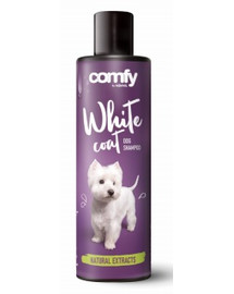 COMFY White Coat Dog shampoo šampūns gaišspalvainiem suņiem 250 ml