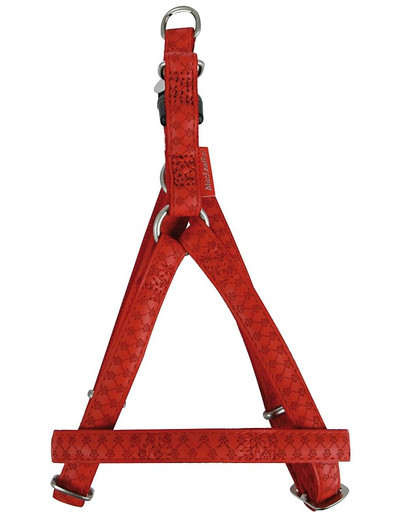 Zolux reguliuojamos petnešos Mac Leather 10 mm raudonos