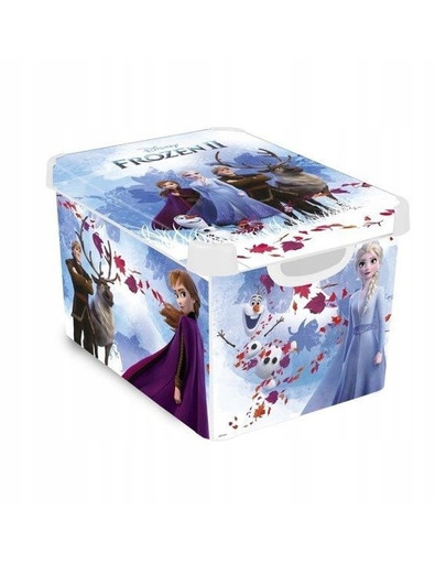 CURVER Deco Stockholm L Frozen 2 Kaste ar vāku Ledus sirds 2